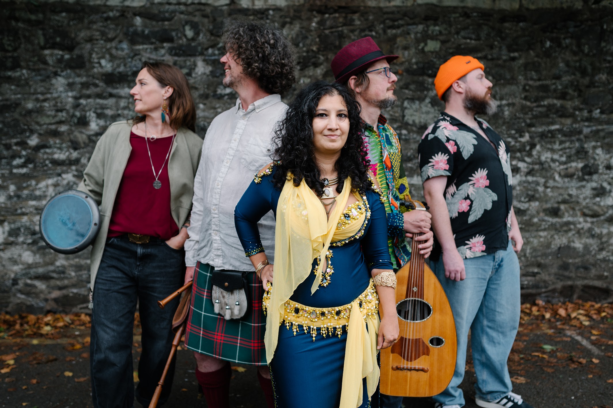 Panedeni band portrait, photographed by Elen Looms